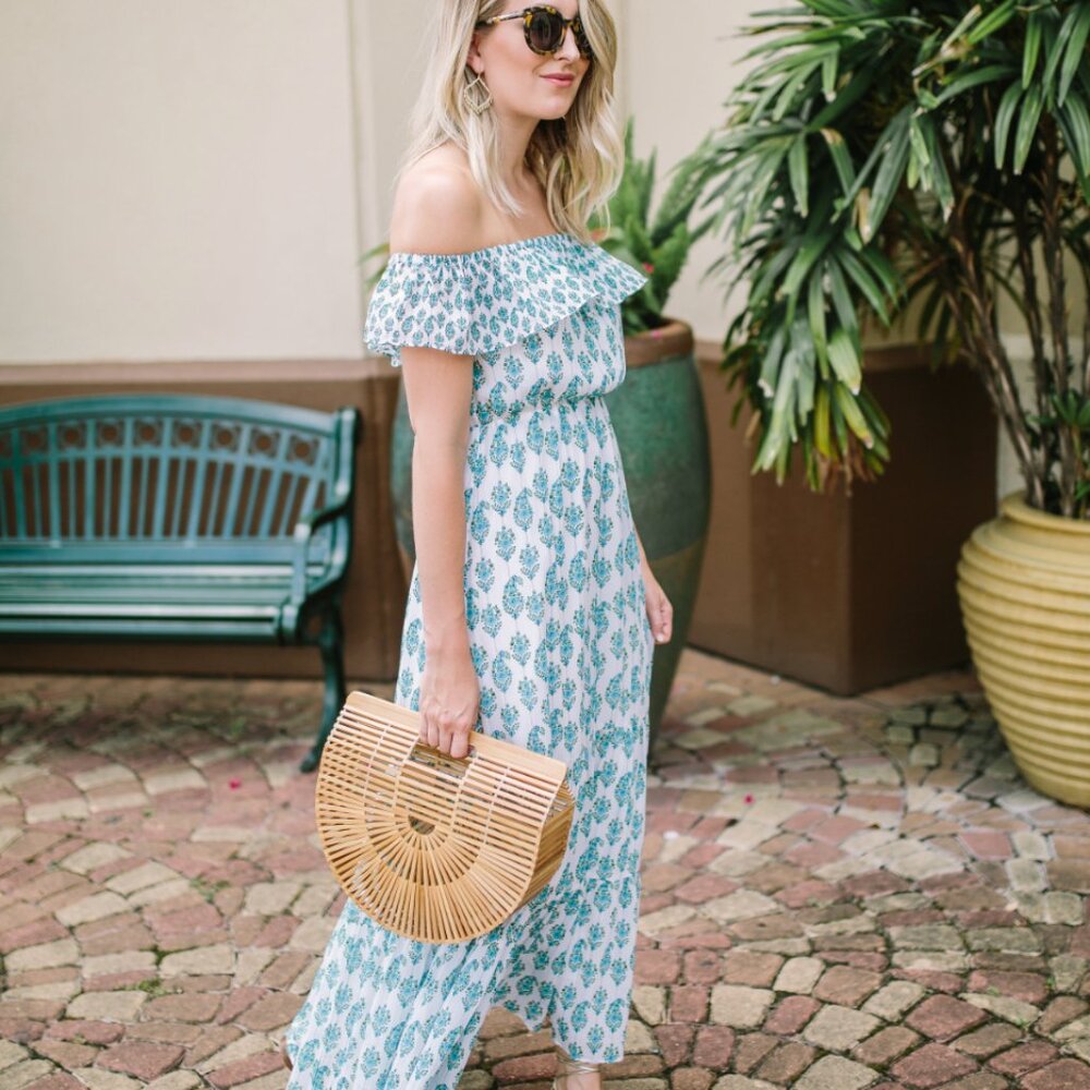 Club Monaco Floral Maxi Dress